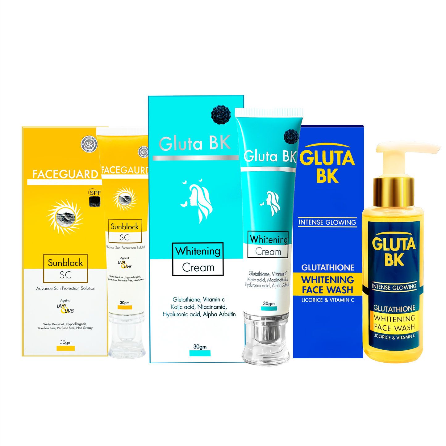 Gluta BK™ Radiance & Protection Trio – Brighten, Correct & Protect