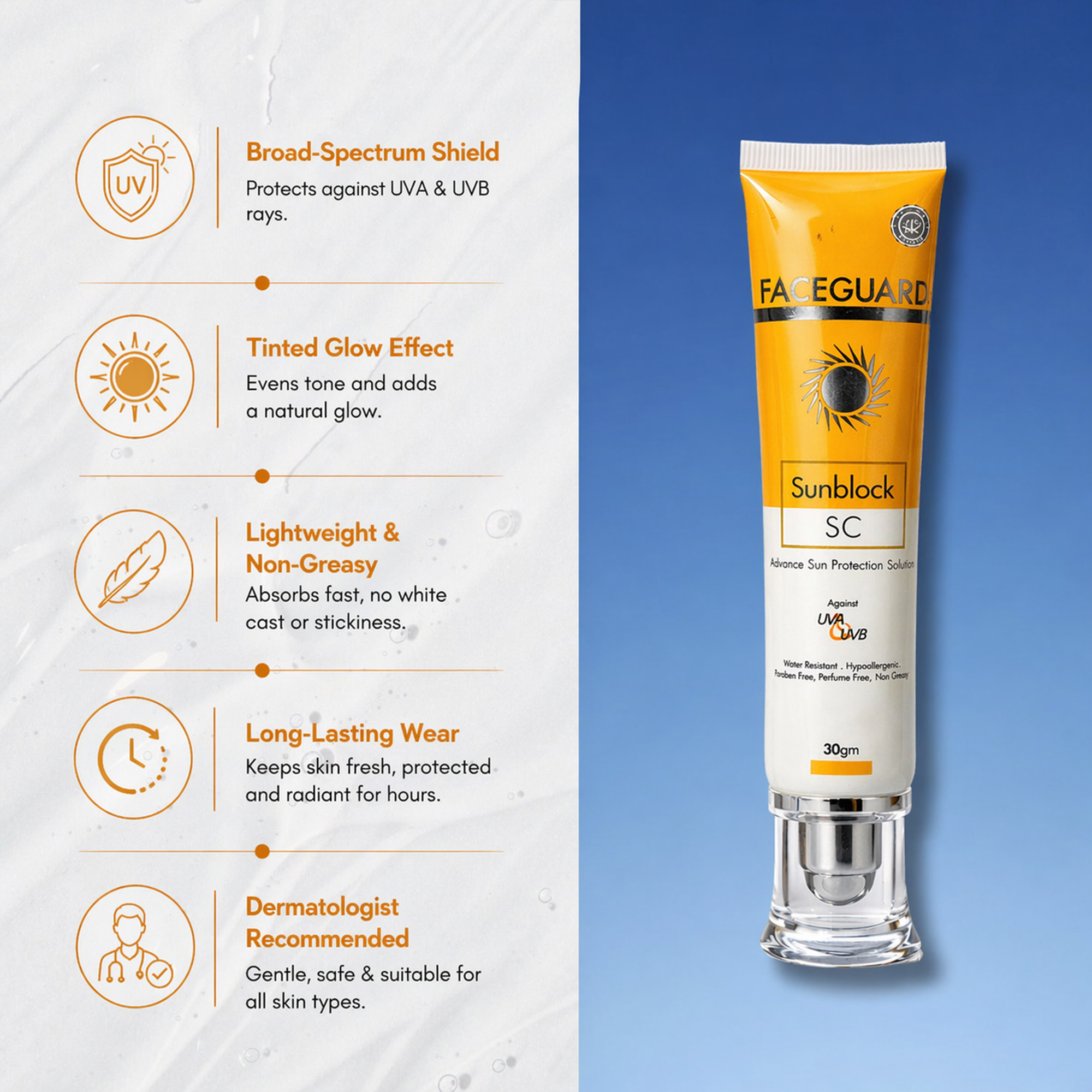FACEGUARD™ Sunblock SC – SPF 40++