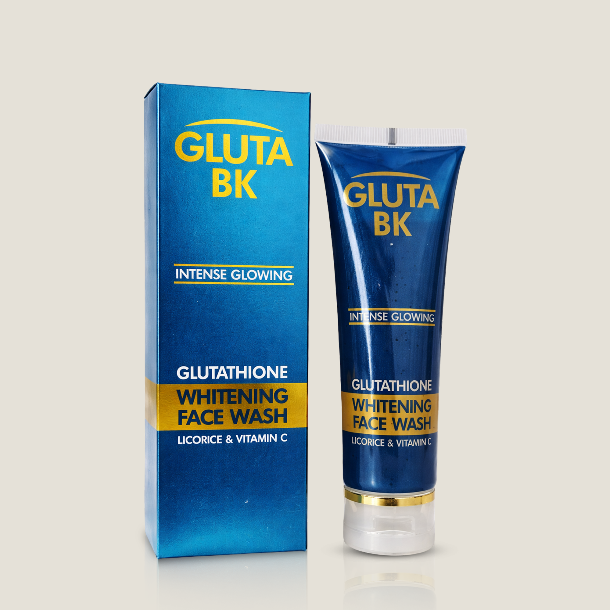 how do you take glutathione Gluta BK Intense Glowing Face Wash – Brightening & Purifying Cleanser –  bkpharma
