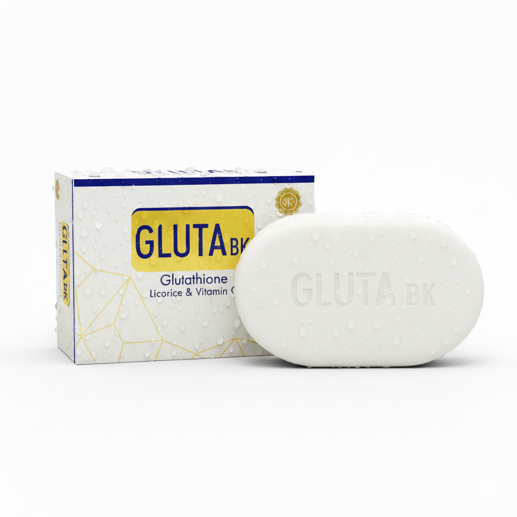 GlutaBK Whitening Bar – Medicated Brightening Cleansing Bar