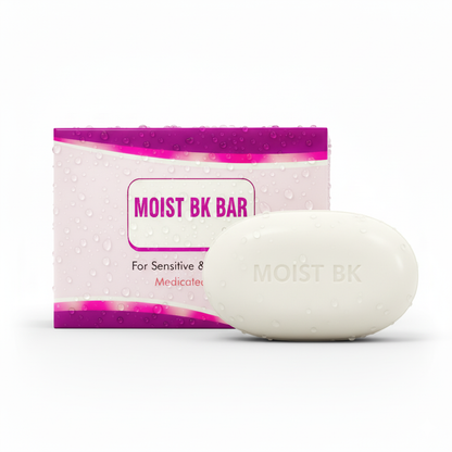 Moist BK Bar – Medicated Cleanser for Dry & Sensitive Skin