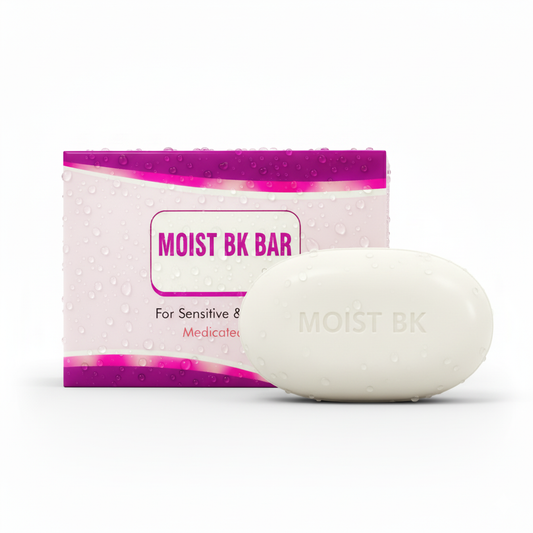 Moist BK Bar – Medicated Cleanser for Dry & Sensitive Skin