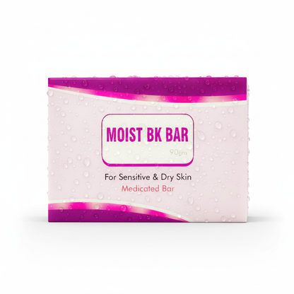 Moist BK Bar – Medicated Cleanser for Dry & Sensitive Skin