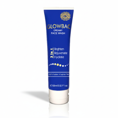 Glowbac Creamy Face Wash – Brighten, Rejuvenate & Hydrate