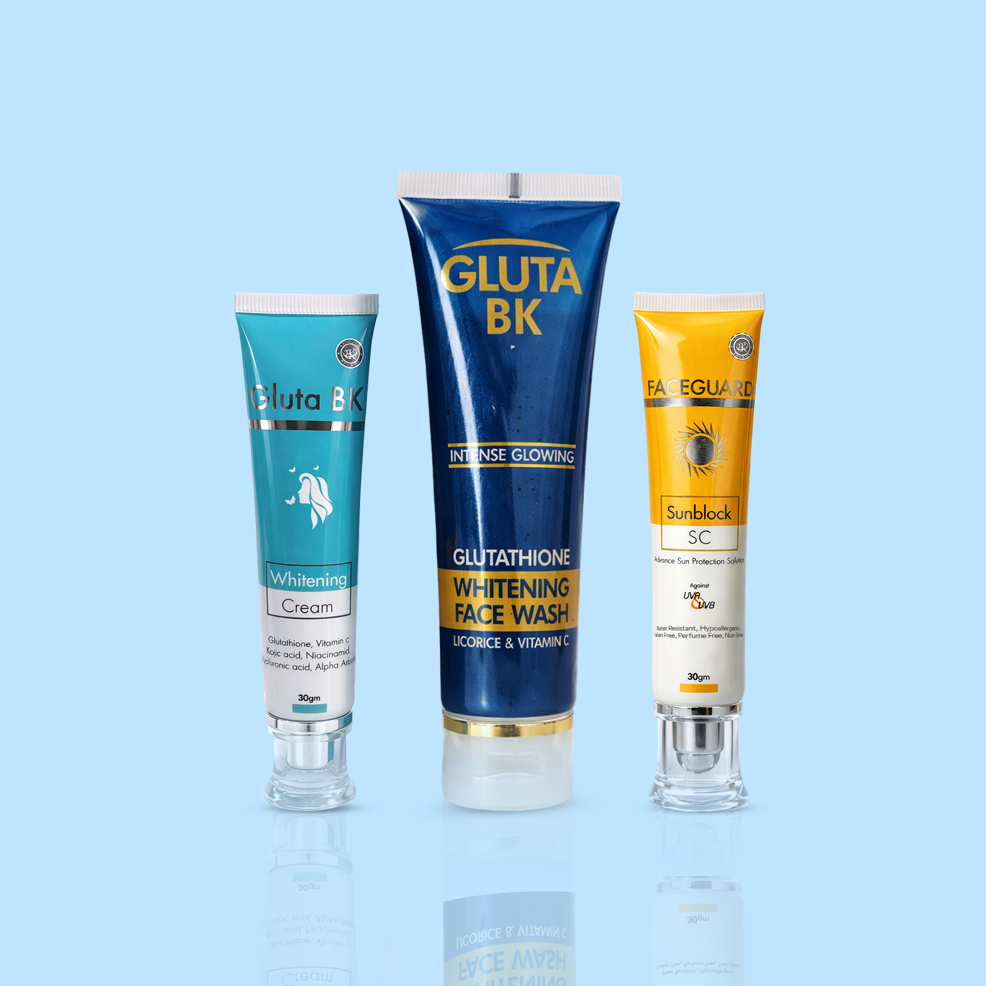 Gluta BK™ Radiance & Protection Trio – Brighten, Correct & Protect