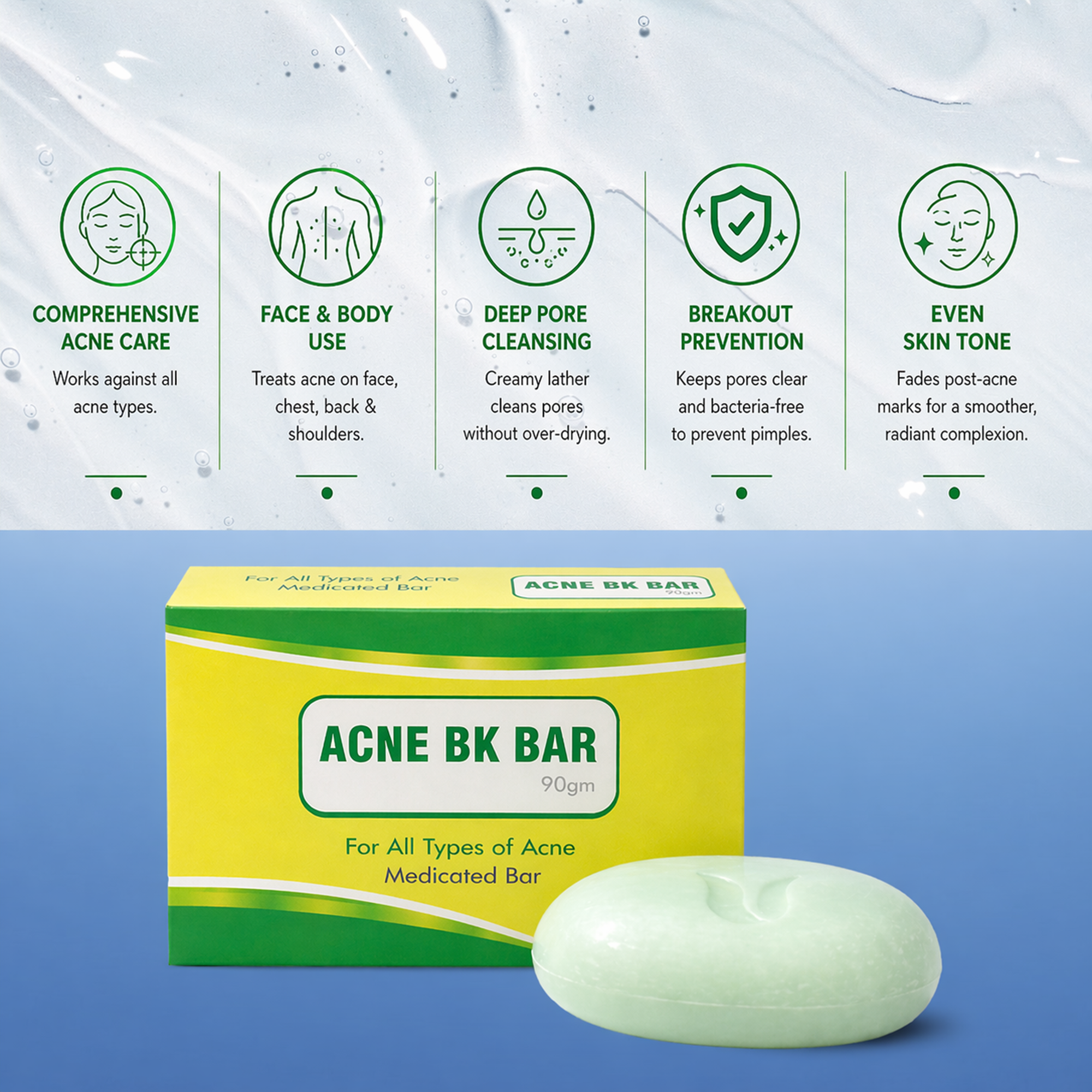 ACNE BK BAR – Medicated Power Against Stubborn Acne
